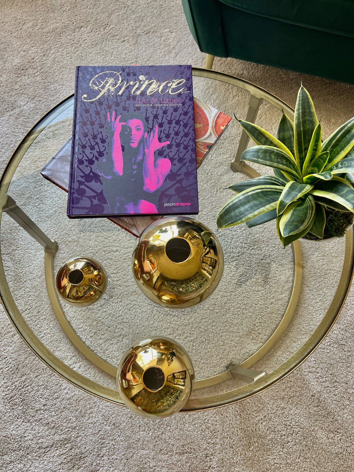 Gold Ball Vases