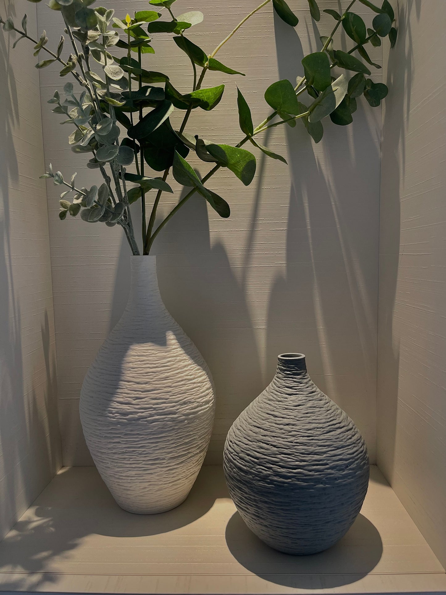 Rippled Duo Vases