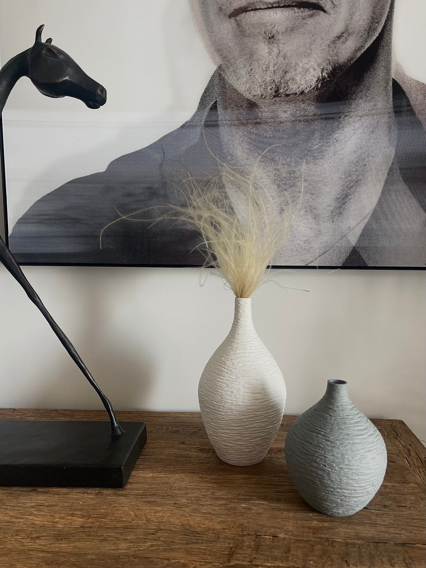 Rippled Duo Vases